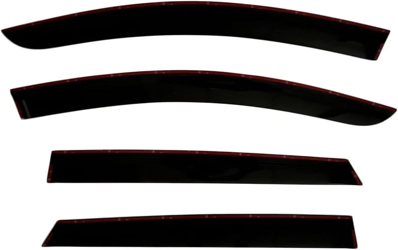 Optimal Co 2023-2026 Tape-on Rain Guards for Kia Sportage Side Window Deflector Visors LX EX SX Prestige X-Pro X-Line Durable Tinted Vent Shade 2024 2025 - Image 2